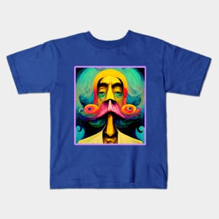 Trippy Salvador Dali Pop Art Kids T-Shirt